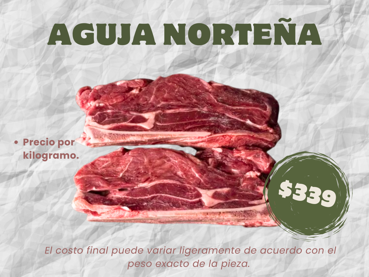 Corte Aguja Norteña Premium