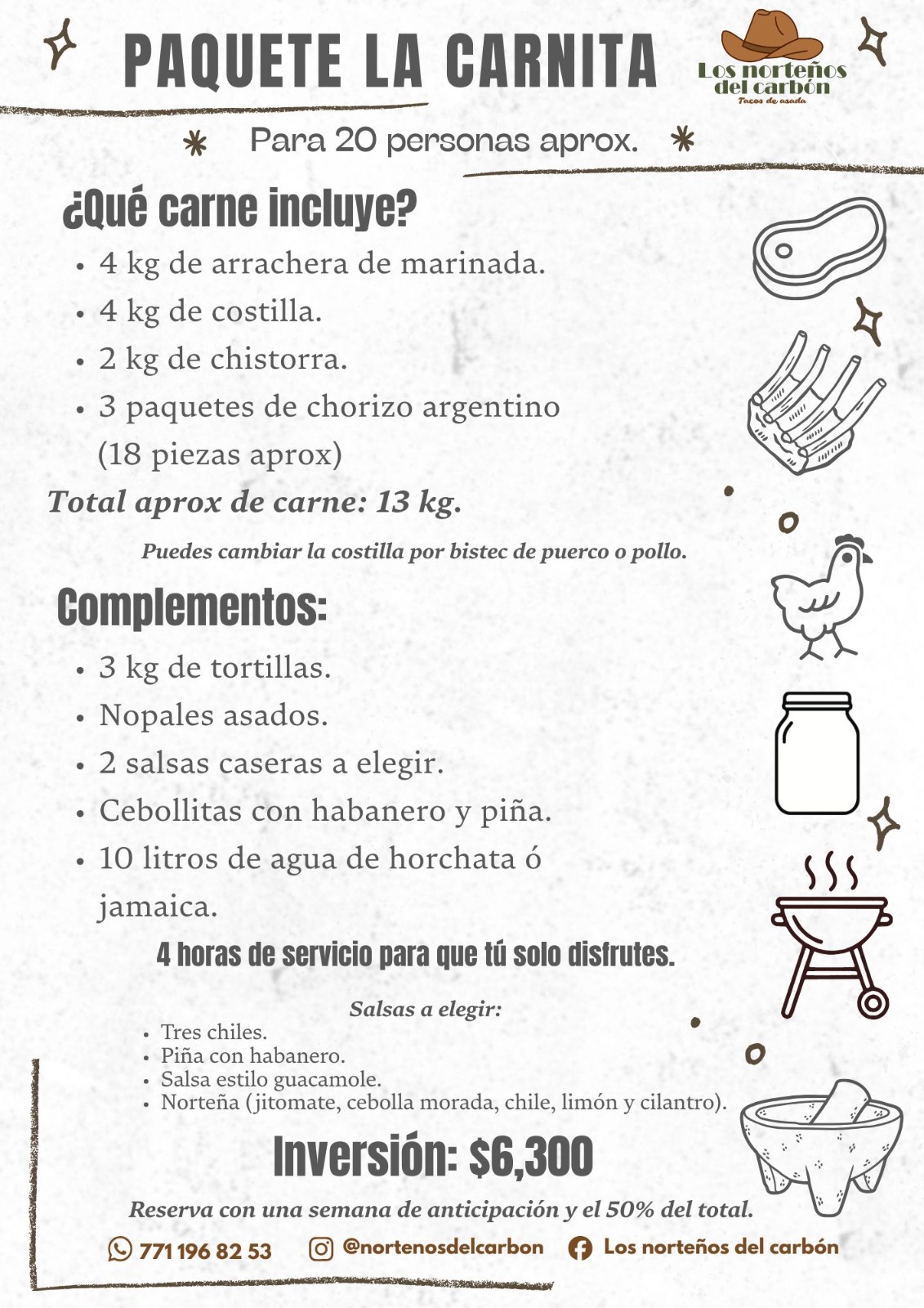 Paquete 20 Personas