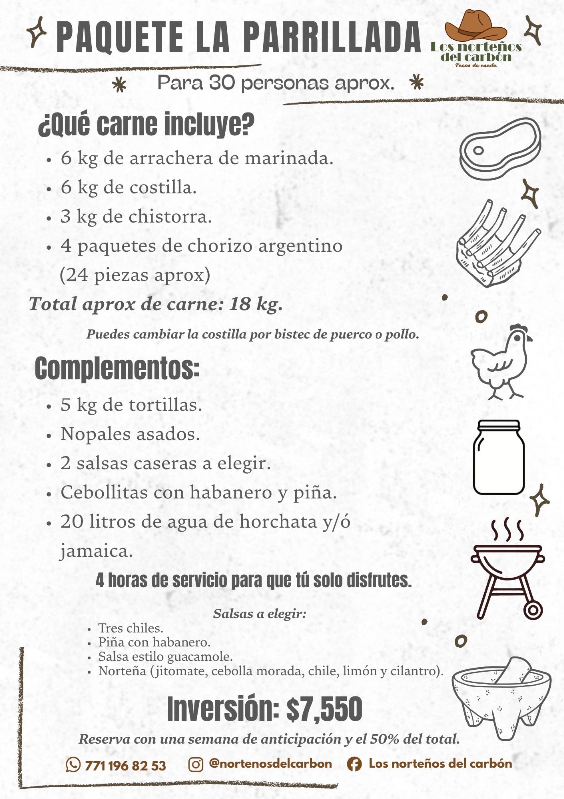 Paquete 30 Personas