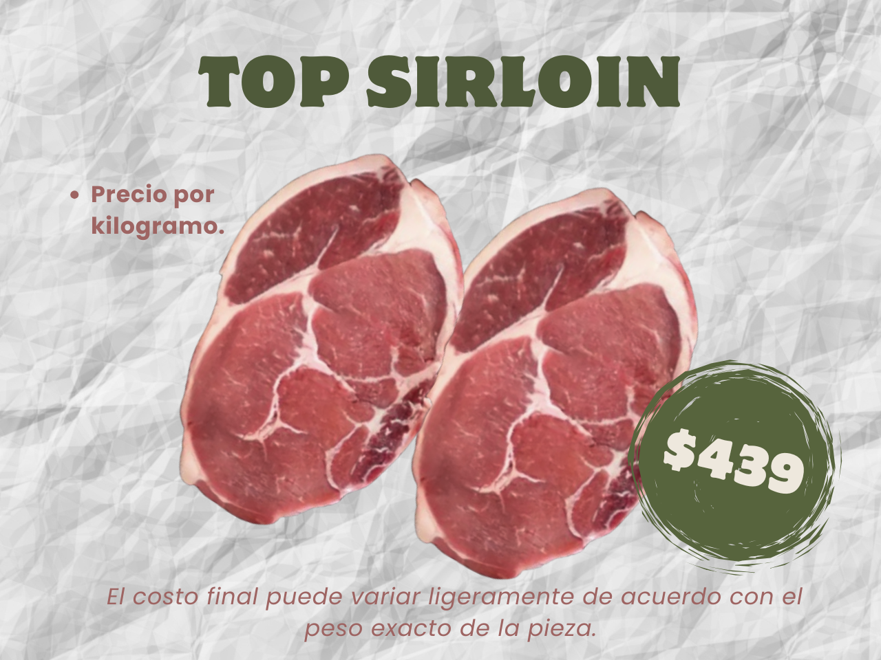 Corte Top Sirloin Premium